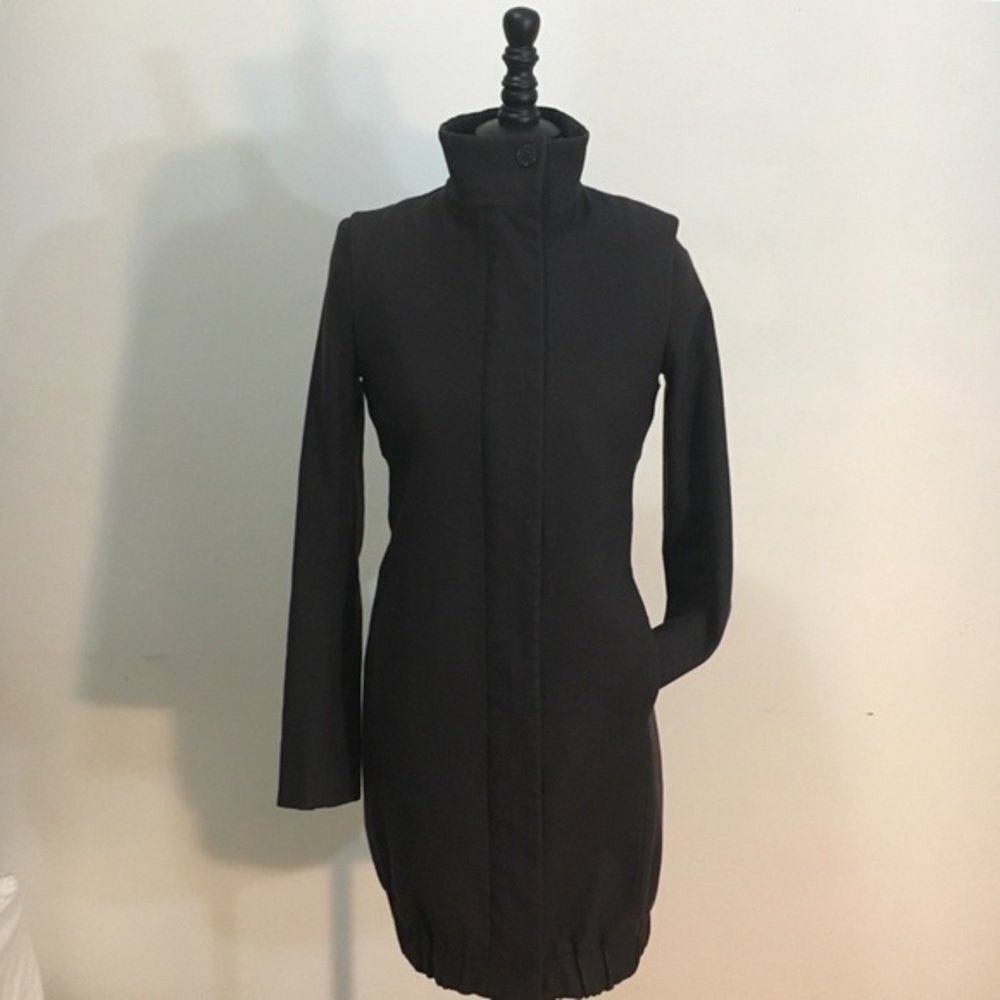 $1200 HELMUT LANG Brown Small Wool Coat